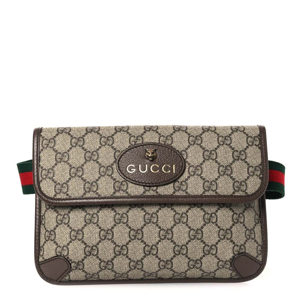 Gucci Gg Supreme Neo Vintage Web Belt #259120G12B
